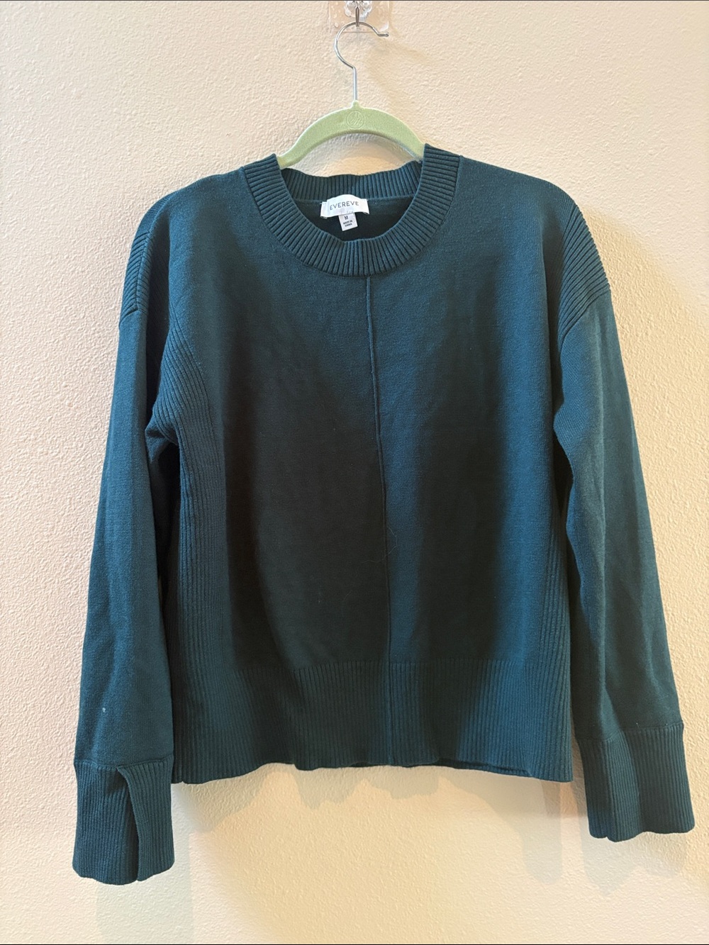 Evereve Hunter Green Crewneck Sweater - Women's